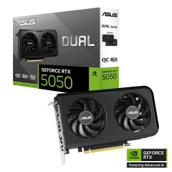 ASUS Dual GeForce RTX 5050 8GB GDDR6 OC Edition Graphics Card ASUS Dual GeForce RTX 5050 8GB GDDR6 OC Edition Graphics Card