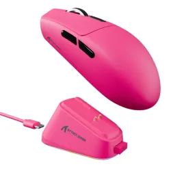 ATTACK SHARK G3PRO Tri-mode Wireless Gaming Mouse Berry Red ATTACK SHARK G3PRO Tri-mode Wireless Gaming Mouse Berry Red