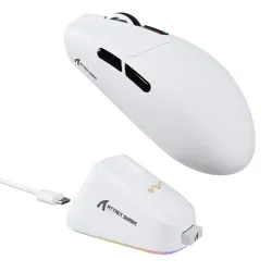 ATTACK SHARK G3PRO Tri-mode Wireless Gaming Mouse White ATTACK SHARK G3PRO Tri-mode Wireless Gaming Mouse White