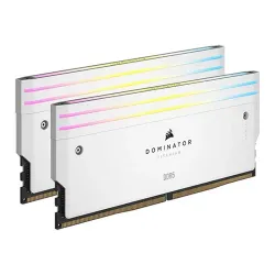 Corsair DOMINATOR TITANIUM RGB 96GB DDR5 CL32 Intel Memory Kit White