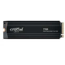 Crucial T705 2TB PCIe Gen5 NVMe M.2 heatsink SSD