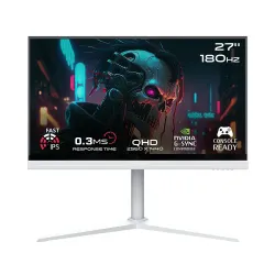 GAMEON GOA27QHD180IPS Artic Pro Series Gaming Monitor White