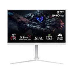 GAMEON GOA27QHD240IPS Artic Pro Series Gaming Monitor White