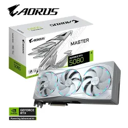 GIGABYTE AORUS GeForce RTX 5080 MASTER ICE 16GB Graphics Card GIGABYTE AORUS GeForce RTX 5080 MASTER ICE 16GB Graphics Card