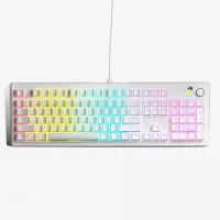 Glorious GMMK 3 100% Prebuilt Wired Gaming Keyboard White Glorious GMMK 3 100% Prebuilt Wired Gaming Keyboard White