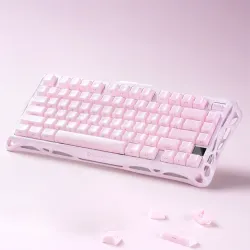 GravaStar Mercury K1 75% Wireless Mechanical Keyboard Sakura Pink