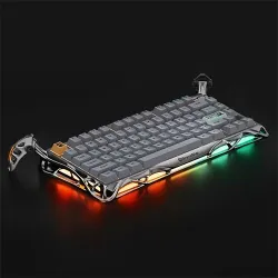 GravaStar Mercury K1 Pro 75% Wireless Mechanical Gaming Keyboard Concrete Gray