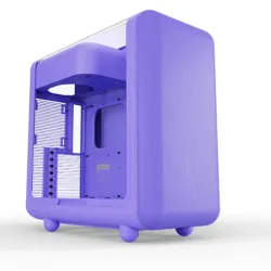 HYTE X50 Modern Performance ATX Mid-Tower Taro Milk PC Case HYTE X50 Modern Performance ATX Mid-Tower Taro Milk PC Case