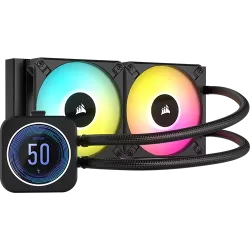 Corsair H100i ELITE LCD XT 240mm Liquid CPU Cooler Corsair H100i ELITE LCD XT 240mm Liquid CPU Cooler