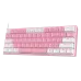 Redragon FIZZ K617 60 White & Pink Mechanical keyboard Redragon FIZZ K617 60 White & Pink Mechanical keyboard