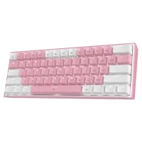 Redragon FIZZ K617 60 White & Pink Mechanical keyboard Redragon FIZZ K617 60 White & Pink Mechanical keyboard