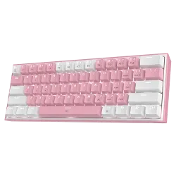 Redragon FIZZ K617 60 White & Pink Mechanical keyboard