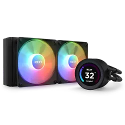Kraken Elite 240 RGB 240mm AIO Liquid Cooler Black with LCD Display and RGB Fans Kraken Elite 240 RGB 240mm AIO Liquid Cooler Black with LCD Display and RGB Fans