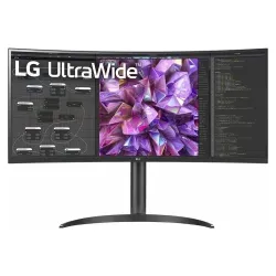 LG 34WQ75C-B 34 Inch UltraWide QHD Curved Monitor