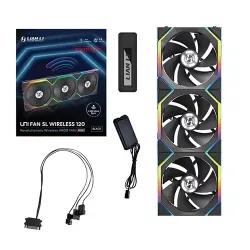 LIAN LI UNI FAN SL WIRELESS 120-3 REVERSE Black LIAN LI UNI FAN SL WIRELESS 120-3 REVERSE Black