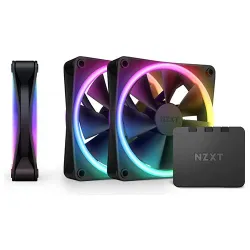 NZXT F120 RGB DUO Triple Pack Case Fan Black NZXT F120 RGB DUO Triple Pack Case Fan Black