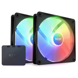 NZXT F140 RGB Core Twin Pack Hub-Mounted Case Fan Black NZXT F140 RGB Core Twin Pack Hub-Mounted Case Fan Black