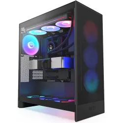 NZXT H7 Flow RGB Mid-Tower ATX Airflow PC Case Black