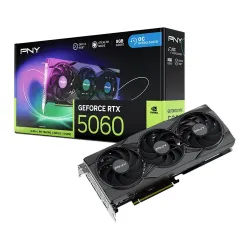 PNY NVIDIA GeForce RTX 5060 ARGB EPIC-X RGB OC 8GB Blackwell Graphics Card
