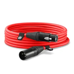 Rode Premium XLR Cable 3m Red Rode Premium XLR Cable 3m Red