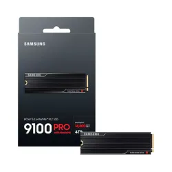 SAMSUNG 9100 PRO 4TB Heatsink PCIe 5.0 NVMe M.2 Internal SSD