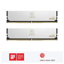 TeamGroup T-CREATE EXPERT 96GB (2 x 48GB) DDR5-6400 PC5-51200 CL32 Dual Channel Desktop Memory Kit White TeamGroup T-CREATE EXPERT 96GB (2 x 48GB) DDR5-6400 PC5-51200 CL32 Dual Channel Desktop Memory Kit White