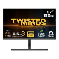 Twisted Minds Blaze Series Flat 27 Inch Gaming Monitor Black Twisted Minds Blaze Series Flat 27 Inch Gaming Monitor Black