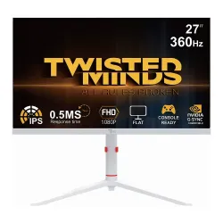 Twisted Minds Frost Series 27 Inch Gaming Monitor White Twisted Minds Frost Series 27 Inch Gaming Monitor White