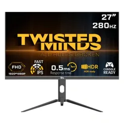 Twisted Minds Supreme Series Flat 27 Inch Gaming Monitor Twisted Minds Supreme Series Flat 27 Inch Gaming Monitor