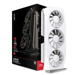 XFX Mercury AMD Radeon RX 9060 XT OC White Gaming 16GB Graphics Card