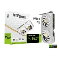 ZOTAC GAMING GeForce RTX 5060 Ti 16GB Twin Edge OC White Edition Graphic Card ZOTAC GAMING GeForce RTX 5060 Ti 16GB Twin Edge OC White Edition Graphic Card